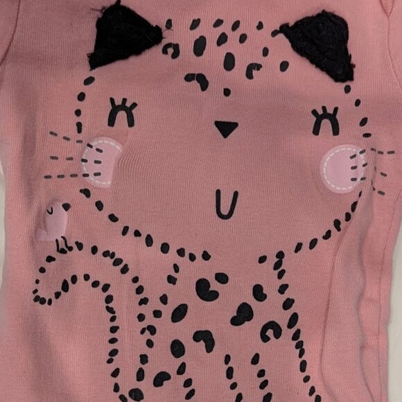 Onesies® by Gerber Pretty Kitty and Floral Bodysuit Duo  (12M) - Picture 3 of 5